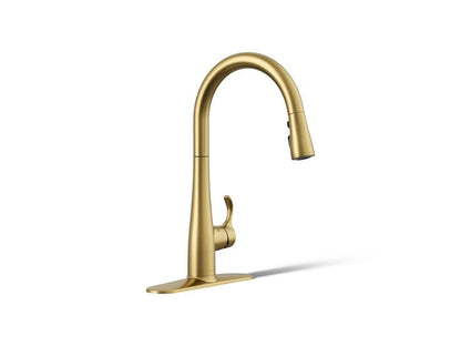 Kohler - Simplice Touchless Pull-Down Kitchen Sink Faucet With Three-Function Sprayhead