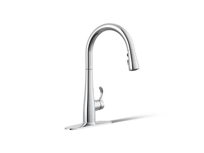 Kohler - Simplice Touchless Pull-Down Kitchen Sink Faucet With Three-Function Sprayhead
