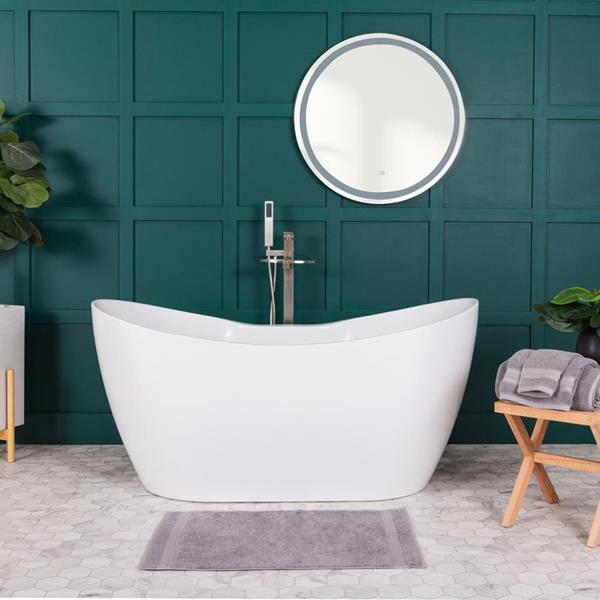 Maidstone - Wexler Acrylic Contemporary Double Ended Freestanding Tub