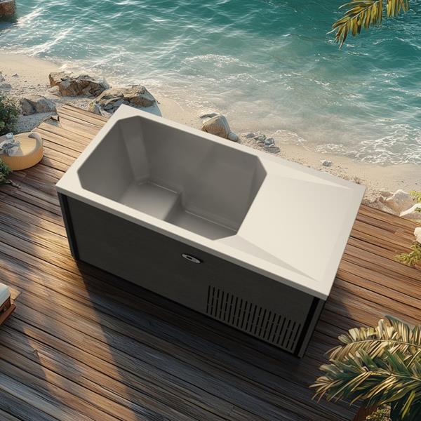 Maidstone - Revive Freestanding 67-Inch Indoor/Outdoor Cold Recovery Bath