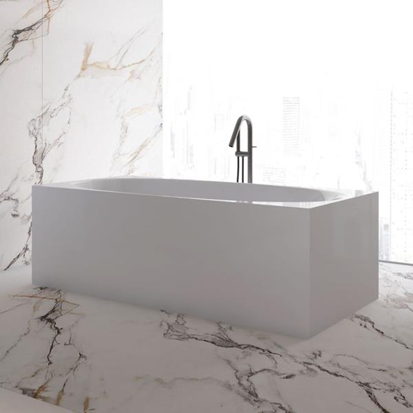 Maidstone - Ezra 67 Inch Acrylic Double Ended Freestanding Tub