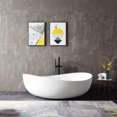 Maidstone - Zayden  Acrylic 71 Inch Contemporary Freestanding Tub