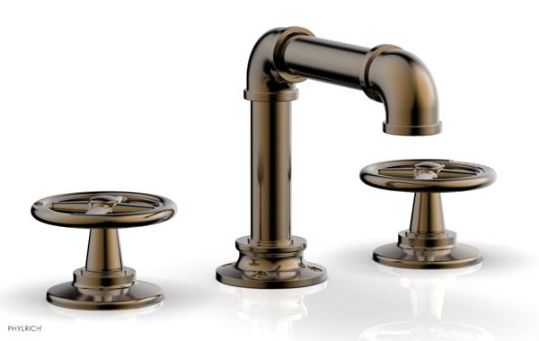 Phylrich - Works II Widespread Faucet Low Spout - Cross Handles