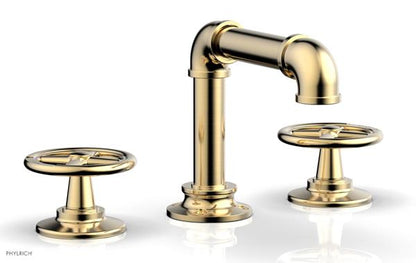 Phylrich - Works II Widespread Faucet Low Spout - Cross Handles