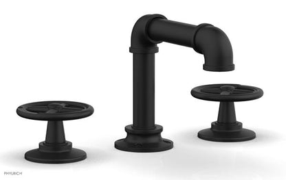 Phylrich - Works II Widespread Faucet Low Spout - Cross Handles