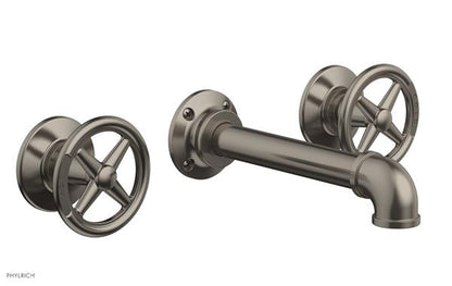 Phylrich - Works II Wall Mounted Lavatory Set - Cross Handles