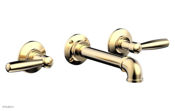 Phylrich - Works II Wall Mounted Lavatory Set - Lever Handles