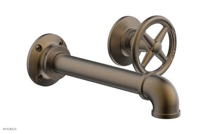 Phylrich - Works II Single Handle Wall Lavatory Set - Cross Handle