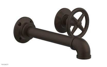 Phylrich - Works II Single Handle Wall Lavatory Set - Cross Handle