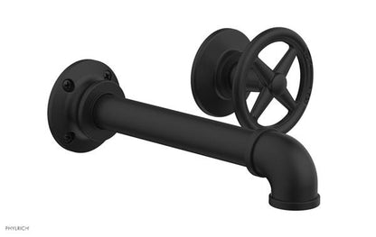 Phylrich - Works II Single Handle Wall Lavatory Set - Cross Handle