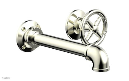 Phylrich - Works II Single Handle Wall Lavatory Set - Cross Handle