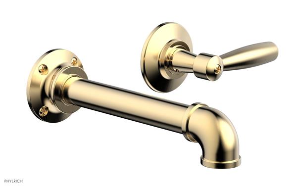 Phylrich - Works II Single Handle Wall Lavatory Set - Lever  Handle
