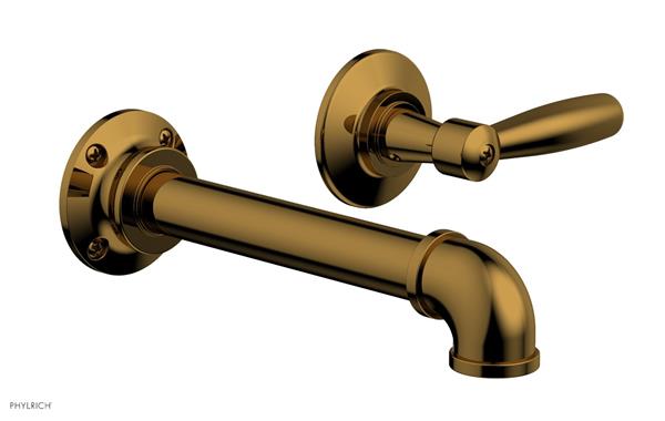 Phylrich - Works II Single Handle Wall Lavatory Set - Lever  Handle