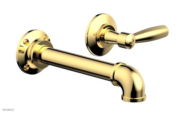 Phylrich - Works II Single Handle Wall Lavatory Set - Lever  Handle