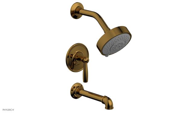Phylrich - Works II Pressure Balance Tub and Shower Set - Lever Handle