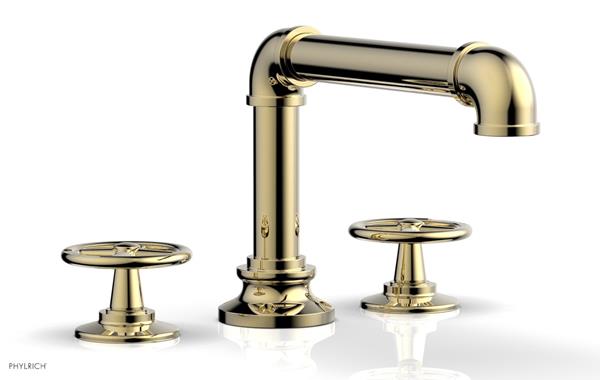 Phylrich - Works II Deck Tub Set - Cross Handles