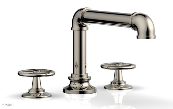 Phylrich - Works II Deck Tub Set - Cross Handles