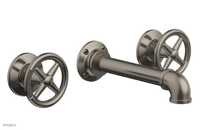 Phylrich - Works II Wall Tub Set - Cross Handles