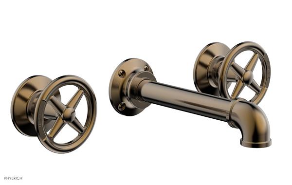 Phylrich - Works II Wall Tub Set - Cross Handles
