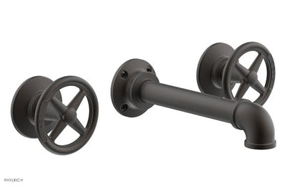 Phylrich - Works II Wall Tub Set - Cross Handles