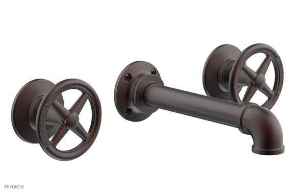 Phylrich - Works II Wall Tub Set - Cross Handles