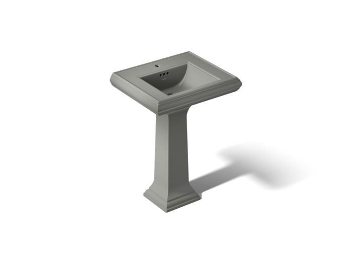 Kohler - Memoirs 24-1/4 Inch Rectangular Pedestal Bathroom Sink - Single Hole