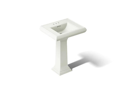 Kohler - Memoirs 24-1/4 Inch Rectangular Pedestal Bathroom Sink - 4Cc Holes