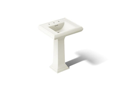 Kohler - Memoirs 24-1/4 Inch Rectangular Pedestal Bathroom Sink - 8Cc Holes