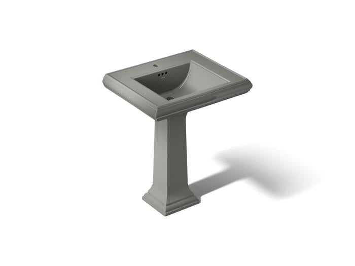 Kohler - Memoirs 27-1/4 Rectangular Pedestal Bathroom Sink With Overflow - Single Hole