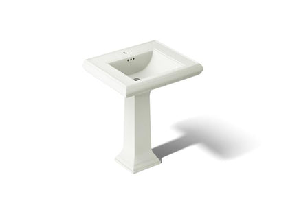 Kohler - Memoirs 27-1/4 Rectangular Pedestal Bathroom Sink With Overflow - Single Hole