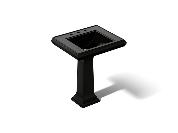 Kohler - Memoirs 27-1/4 Rectangular Pedestal Bathroom Sink With Overflow - 8Cc Holes