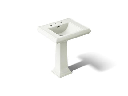 Kohler - Memoirs 27-1/4 Rectangular Pedestal Bathroom Sink With Overflow - 8Cc Holes