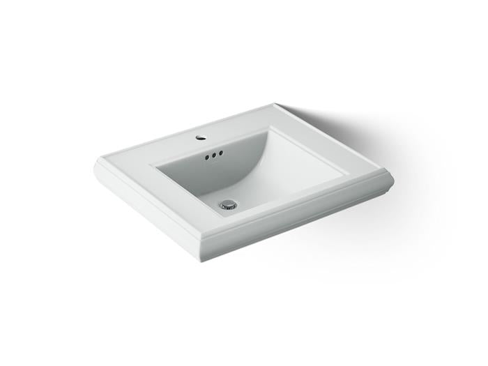 Kohler - Memoirs 22-1/4 Inch Rectangular Console Tabletop Bathroom Sink With Overflow - Single Hole