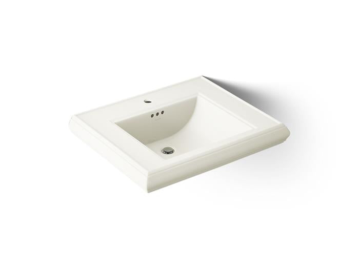 Kohler - Memoirs 22-1/4 Inch Rectangular Console Tabletop Bathroom Sink With Overflow - Single Hole