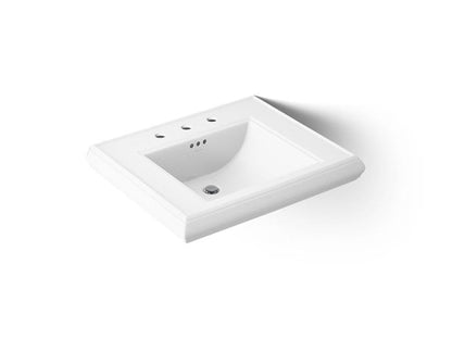 Kohler - Memoirs 22-1/4 Inch Rectangular Console Tabletop Bathroom Sink With Overflow - 8Cc Holes
