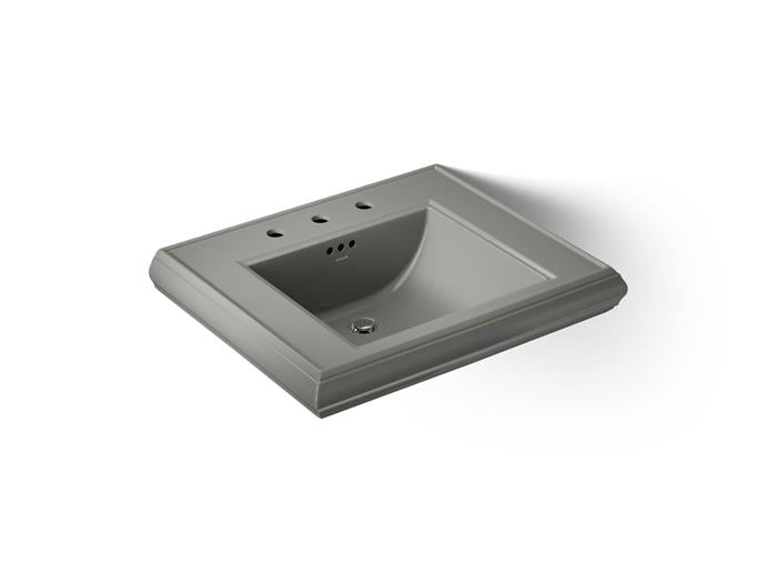 Kohler - Memoirs 22-1/4 Inch Rectangular Console Tabletop Bathroom Sink With Overflow - 8Cc Holes