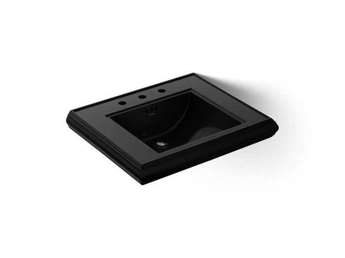Kohler - Memoirs 22-1/4 Inch Rectangular Console Tabletop Bathroom Sink With Overflow - 8Cc Holes