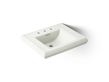 Kohler - Memoirs 22-1/4 Inch Rectangular Console Tabletop Bathroom Sink With Overflow - 8Cc Holes