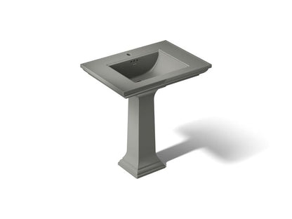 Kohler - Memoirs Stately 30-3/4 Inch Rectangular Pedestal Bathroom Sink With Overflow - Single Hole