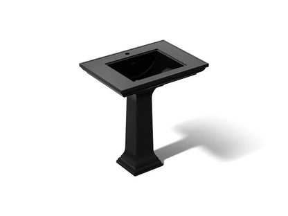 Kohler - Memoirs Stately 30-3/4 Inch Rectangular Pedestal Bathroom Sink With Overflow - Single Hole