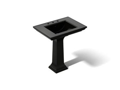 Kohler - Memoirs Stately 30-3/4 Inch Rectangular Pedestal Bathroom Sink With Overflow - 8Cc Holes