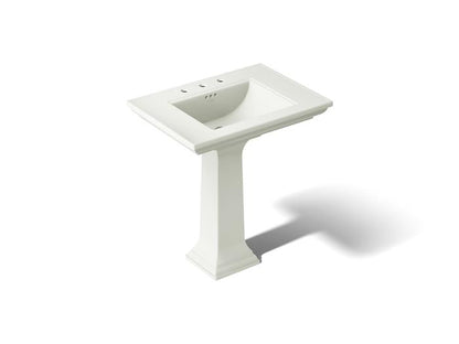 Kohler - Memoirs Stately 30-3/4 Inch Rectangular Pedestal Bathroom Sink With Overflow - 8Cc Holes