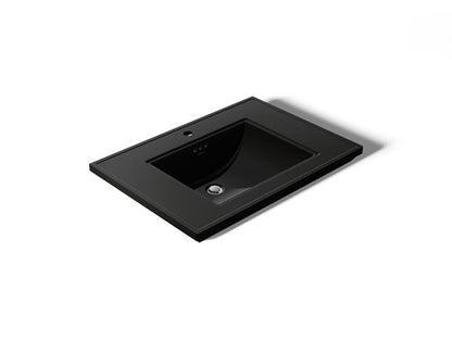 Kohler - Memoirs Stately 30-3/4 Inch Rectangular Pedestal Console Tabletop Bathroom Sink With Overflow - Single Hole
