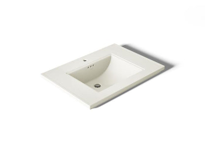 Kohler - Memoirs Stately 30-3/4 Inch Rectangular Pedestal Console Tabletop Bathroom Sink With Overflow - Single Hole