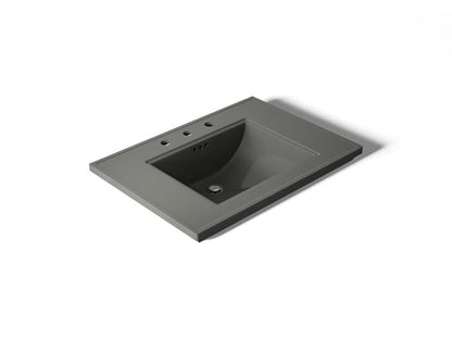 Kohler - Memoirs Stately 30-3/4 Inch Rectangular Pedestal Console Tabletop Bathroom Sink With Overflow - 8Cc Holes