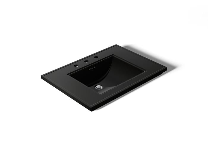 Kohler - Memoirs Stately 30-3/4 Inch Rectangular Pedestal Console Tabletop Bathroom Sink With Overflow - 8Cc Holes
