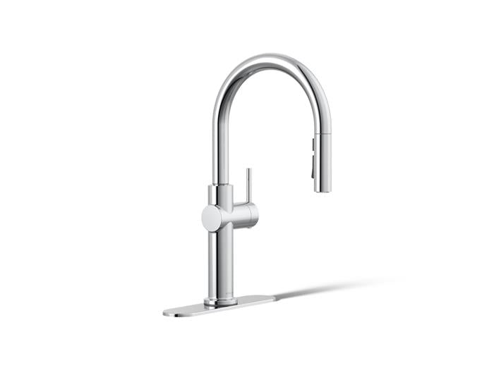 Kohler - Crue Pull-Down Kitchen Sink Faucet With Three-Function Sprayhead