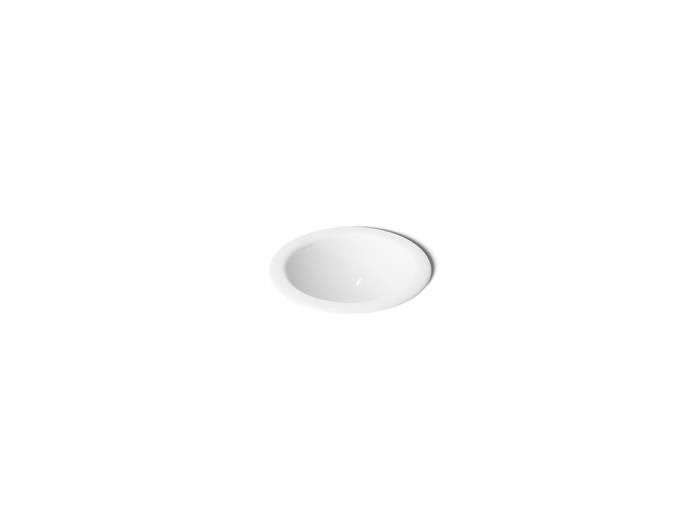 Kohler - Compass 13-1/4 Inch Round Drop-In/Undermount Bathroom Sink, No Overflow
