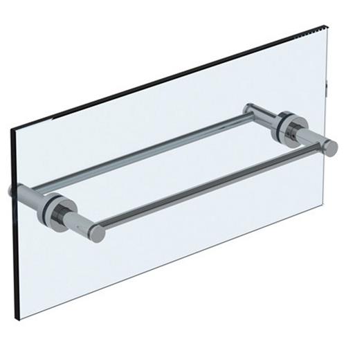 Watermark - Loft 2.0 12 Inch double shower door pull/ glass mount towel bar