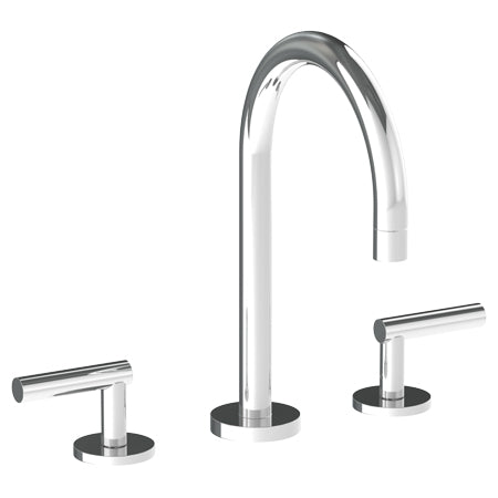 Watermark - Loft 2.0 Deck Mounted 3 Hole Gooseneck Lavatory Set